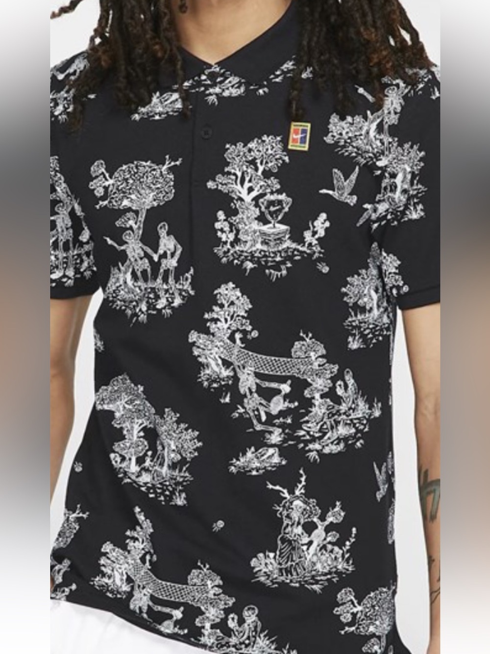 Nike x Andre Agassi Challenge Court Tennis Polo